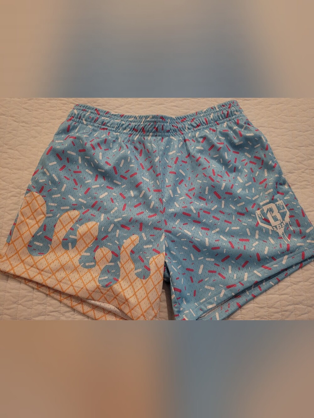 Baseball Lifestyle 101 Blue Athletic Shorts